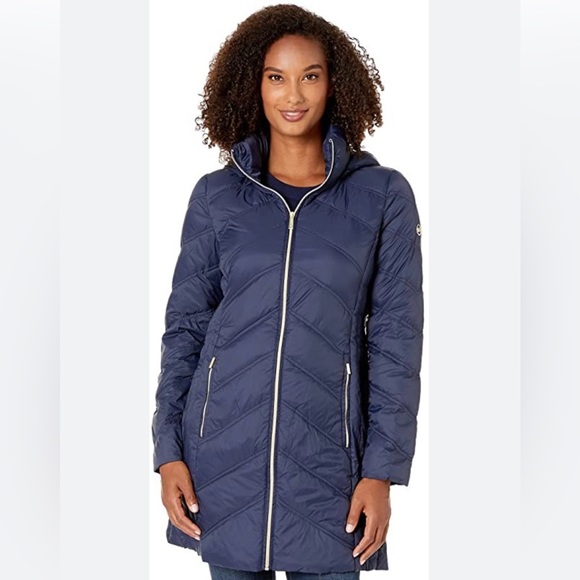 Michael Kors Women’s Long Jacket - Picture 1 of 16